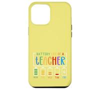 Mignon Semaine Scolaire Humour Batterie épuisée Autonomie d'un Enseignant Coque pour iPhone 12 Pro Max