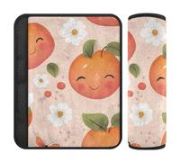 Mignon Serviceberry Fruit Peach 2 pcs siège de voiture épaulettes plus confort conduite pour camion forro para cinturon de seguridad