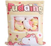 Mignon Snack Oreiller 35*45cm Animaux En Peluche Jouets Pudding Décoratif Amovible Kitty Chat Poupées Creative Jouet Cadeaux Pour Ados Filles Enfants