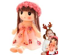 Mignon Soft Rag Doll - Buddy Sleeping Cuddle | Multiculturelle Faite À La Main avec Chapeau Et Jupe, Doux Peluche De Partenaire De Sommeil pour pour Les Bébés pour, Compagnon Câ