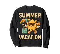 Mignon soleil en vacances - Glace, valise et good vibes Sweatshirt