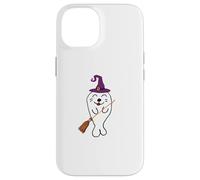 Mignon sorcière sorcière bébé Phoque de Harpe Magique Halloween Coque pour iPhone 14