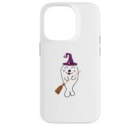 Mignon sorcière sorcière bébé Phoque de Harpe Magique Halloween Coque pour iPhone 14 Pro