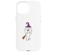 Mignon sorcière sorcière bébé Phoque de Harpe Magique Halloween Coque pour iPhone 15
