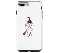 Mignon sorcière sorcière bébé Phoque de Harpe Magique Halloween Coque pour iPhone 7 Plus/8 Plus