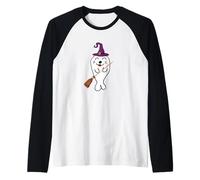 Mignon sorcière sorcière bébé Phoque de Harpe Magique Halloween Manche Raglan
