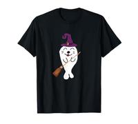 Mignon sorcière sorcière bébé Phoque de Harpe Magique Halloween T-Shirt