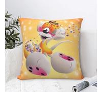 Mignon souris Diddl Housse de coussin fantaisie pour chaise, canapé, décoration de la maison, housse de coussin polyester personnalisé DIY taies d'oreiller