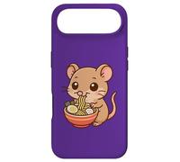 Mignon Souris Mangeant Ramen Kawaii Amoureux de Nourriture pour Animaux Coque pour iPhone Air
