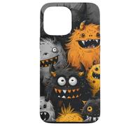 Mignon Spooky drôle Monstre drondle mash Halloween Dessin Coque pour iPhone 13 Pro Max
