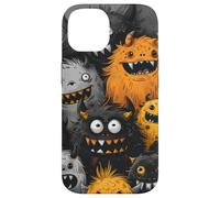 Mignon Spooky drôle Monstre drondle mash Halloween Dessin Coque pour iPhone 14