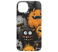 Mignon Spooky drôle Monstre drondle mash Halloween Dessin Coque pour iPhone 14 Plus