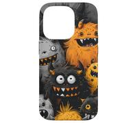 Mignon Spooky drôle Monstre drondle mash Halloween Dessin Coque pour iPhone 14 Pro