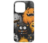 Mignon Spooky drôle Monstre drondle mash Halloween Dessin Coque pour iPhone 15 Pro Max