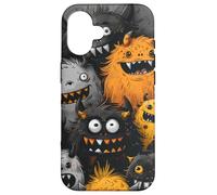 Mignon Spooky drôle Monstre drondle mash Halloween Dessin Coque pour iPhone 16