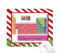 mignon succinct couleur chimie tableau périodique tapis de souris canne de noël du tapis.