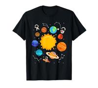 Mignon système Solaire planètes spatiales astronautes Enfants T-Shirt