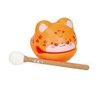 Mignon Tambour Poisson En Bois | Petit Jouet Portable Traditionnel Et Drôle - Tambour Zen En Bloc - Pour Famille Proches Travail Étude Méditation Anniversaire Fête Événement Bureau