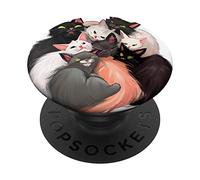 Mignon Tas De Chats Motifs Mollets Art Animal Animal Animal PopSockets PopGrip Interchangeable