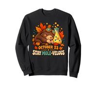 Mignon Taupe endormi Chimie Science Octobre 23 Sweatshirt