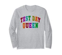 Mignon Test Day Queen Testing Teacher Bruh Science Math Hustle Manche Longue