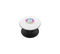 Mignon tête Extraterrestre Signe de Paix Univers OVNI Extraterrestre PopSockets PopGrip Adhésif