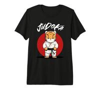Mignon Tigre Judoka - Judo Judoist T-Shirt Haut de Gamme