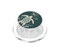 Mignon Tortue de mer Plage océan été côtier PopSockets PopGrip pour MagSafe