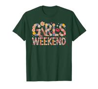 Mignon Toutes Les Filles Weekend Vacances Printemps Road Trip Maman Sœur T-Shirt