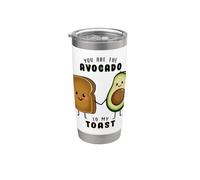 Mignon, tu es l'avocat à mon toast, les amateurs d'avocat drôle Gobelet isotherme en acier inoxydable double paroi