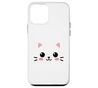 Mignon Visage de Chat drôle Kawaii Chaton Animal Coque pour iPhone 12 Mini