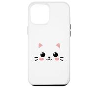 Mignon Visage de Chat drôle Kawaii Chaton Animal Coque pour iPhone 12 Pro Max