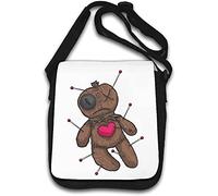 Mignon Voodoo Doll Red Heart Sac à bandoulière Blanc