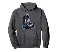 Mignon Yoga Astronaute Bien-être Tai Chi Méditation Zen Mon Espace Sweat à Capuche