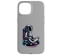 Mignon Yoga Astronaute Bien-être Tai Chi Méditation Zen XiGong Coque pour iPhone 15