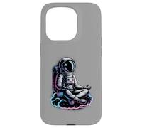 Mignon Yoga Astronaute Bien-être Tai Chi Méditation Zen XiGong Coque pour iPhone 15 Pro