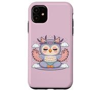 Mignon Yoga Hibou Lotus Pose Mandala Design pour la Pleine Conscience Coque pour iPhone 11