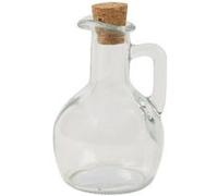 mignonette verre bouchon liège 175ml 7.5x11.5cm - arty fetes factory 95895
