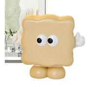 Mignonne Banque de Monnaie - Résine | Statue de Biscuits | Banques de Monnaie de Dessin animé pour, Filles et, Petite Figurine de Bureau, Mignonne pour économiser des pièces de