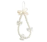 Mignonne bracelet de téléphone esthétique, chaîne de téléphone, perles, pendentif de téléphone, nœud papillon, bijoux de téléphone pour femme