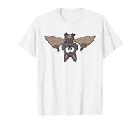 Mignonne Chauve-Souris T-Shirt Graphique avec Valeur, Homme, Blanc, L