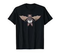 Mignonne Chauve-Souris T-Shirt Graphique avec Valeur, Homme, Noir, L