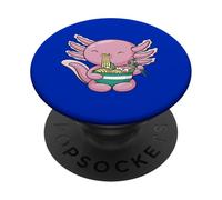 Mignonne créature de la mer Mangeant des Ramen Kawaii Animal Gourmand PopSockets PopGrip Adhésif