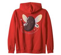 Mignonne fée Marraine Amateur de Haricots Kawaii Vegan Humour Sweat à Capuche