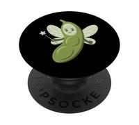 Mignonne fée Marraine emamame Amateur de Haricots Kawaii Vegan Humour PopSockets PopGrip Adhésif