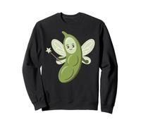 Mignonne fée Marraine emamame Amateur de Haricots Kawaii Vegan Humour Sweatshirt