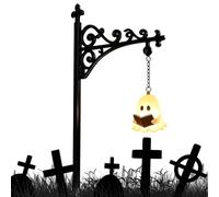 Mignonne lanterne fantôme de lecture Lampe LED Halloween vintage à piles