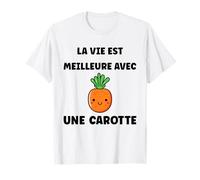 Mignonne petite Carotte enfant Humour vie avec une Carotte T-Shirt