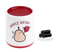 Mignonne petite poubelle de table avec 180 sacs poubelle, poubelle de table avec couvercle à pression, conteneur créatif pour chambre, salle de bain, cuisine, bureau