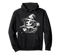 Mignonne sorcière Gothique Kawaii Witchcraft Goth Sweat à Capuche
